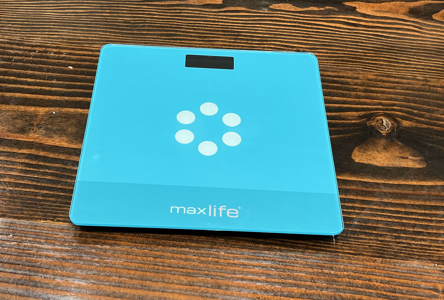 Max Life - Bathroom Scale, Highly Accurate Digital Body Weight Scale, Step-On Technology, LED Display, Sturdy 6mm Tempered Glass, 400lb/180kg