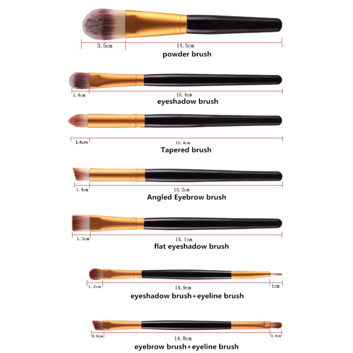 Makeup Brushes Kit 20 Pcs Set, Powder Foundation Eyeshadow Eyeliner Lip Brush
