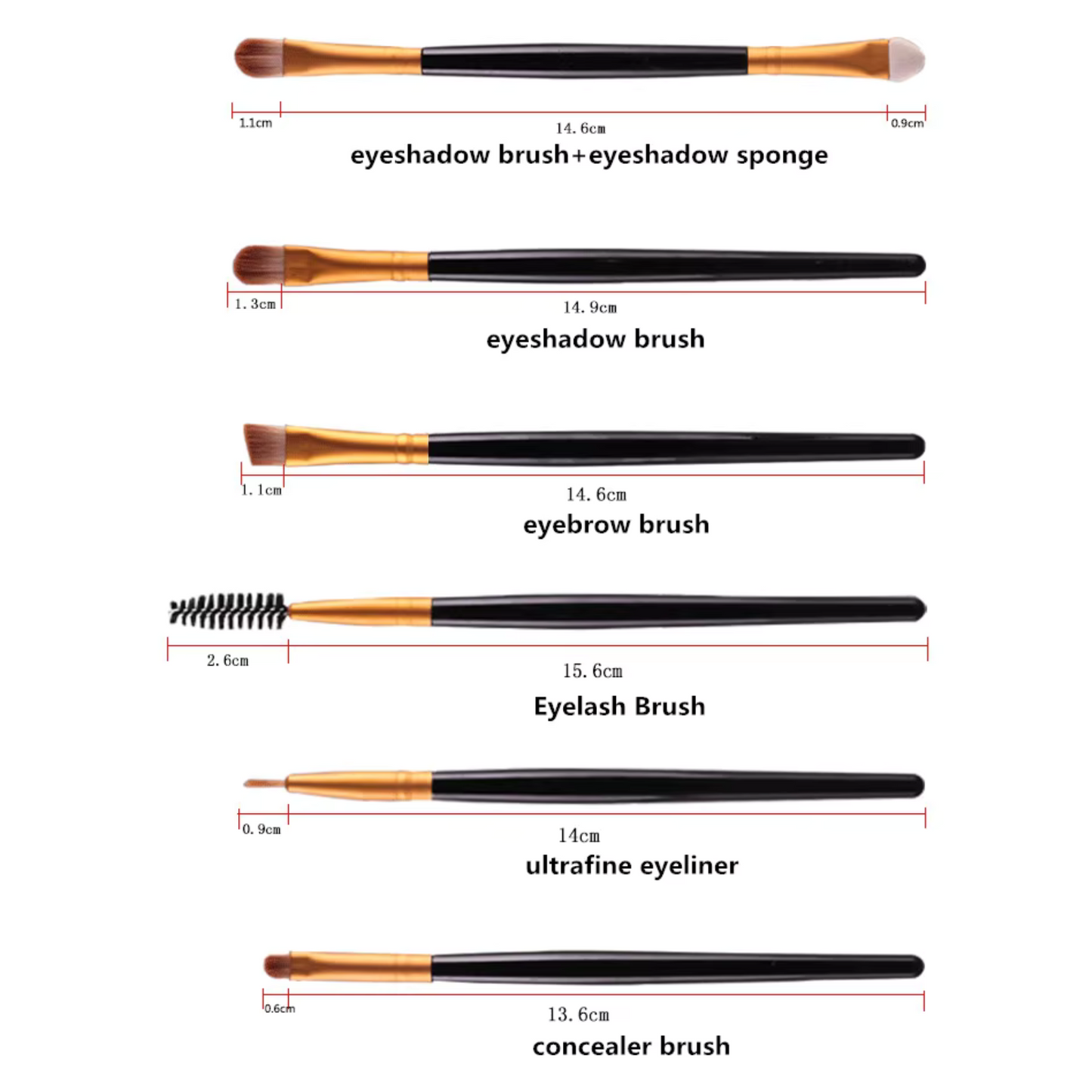 Makeup Brushes Kit 20 Pcs Set, Powder Foundation Eyeshadow Eyeliner Lip Brush