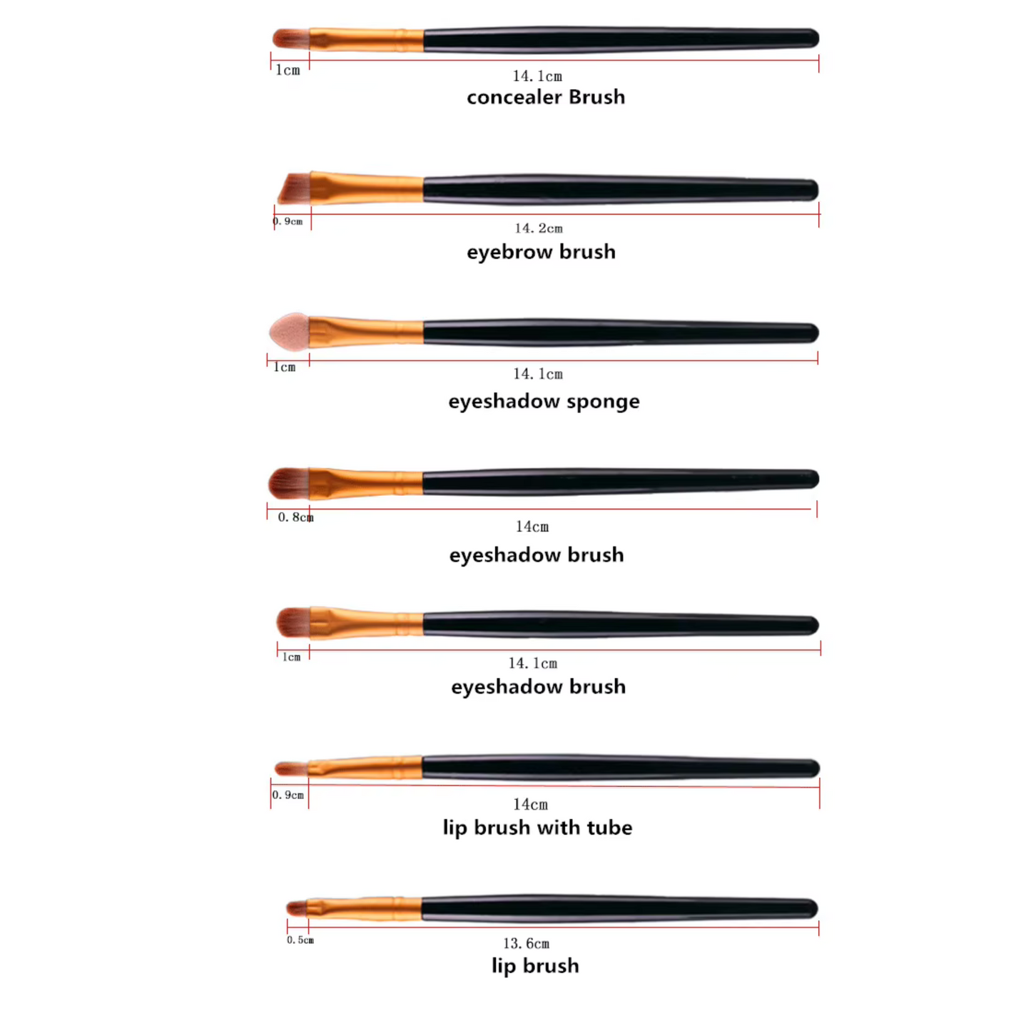 Makeup Brushes Kit 20 Pcs Set, Powder Foundation Eyeshadow Eyeliner Lip Brush
