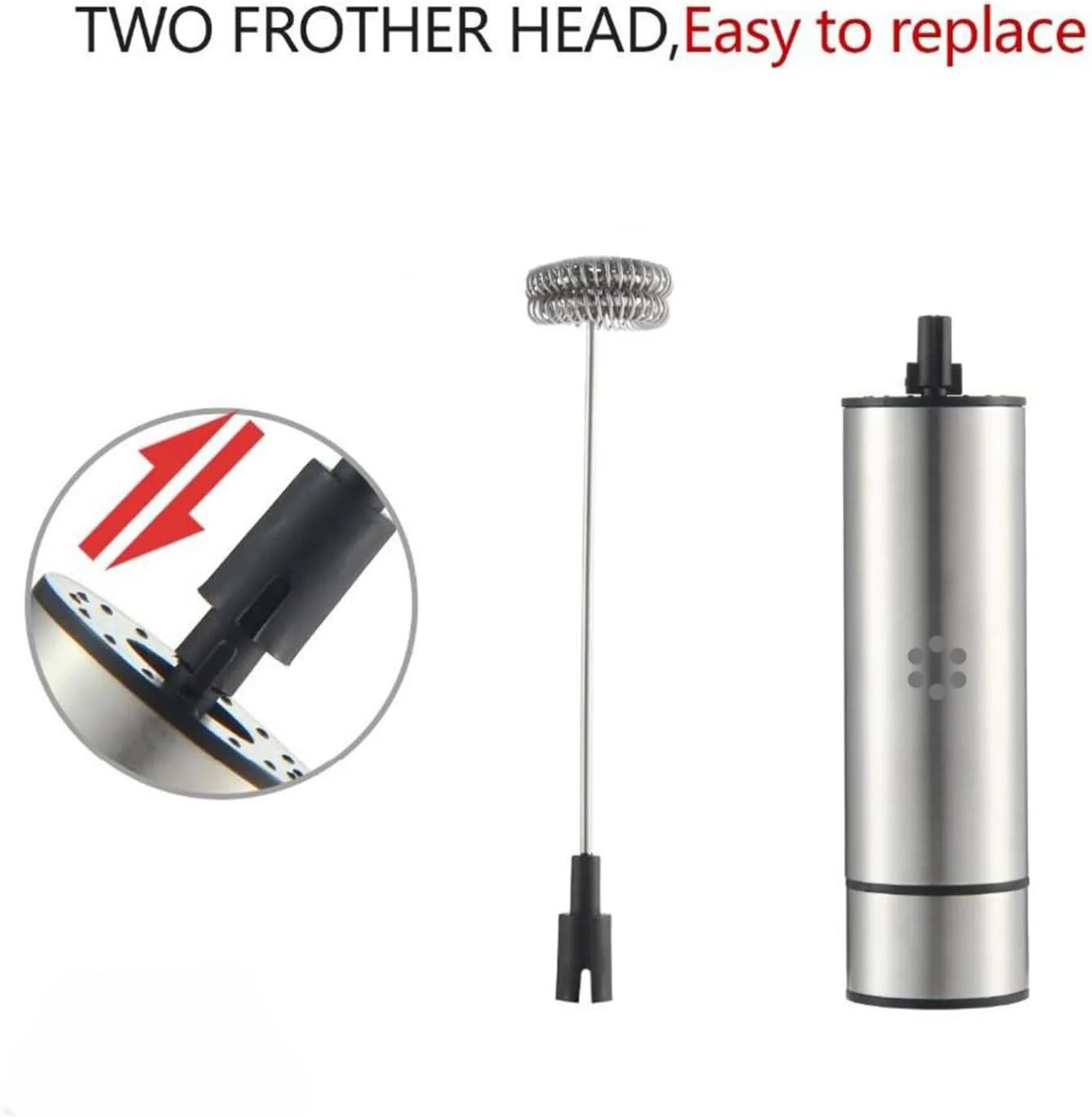 Max Life - Electric Milk Frother Powerful 22000 RPM Motor, Stainless-Steel Drink Foamer Whisk Mixer Stirrer Coffee Eggbeater Cappuccino Latte Maker