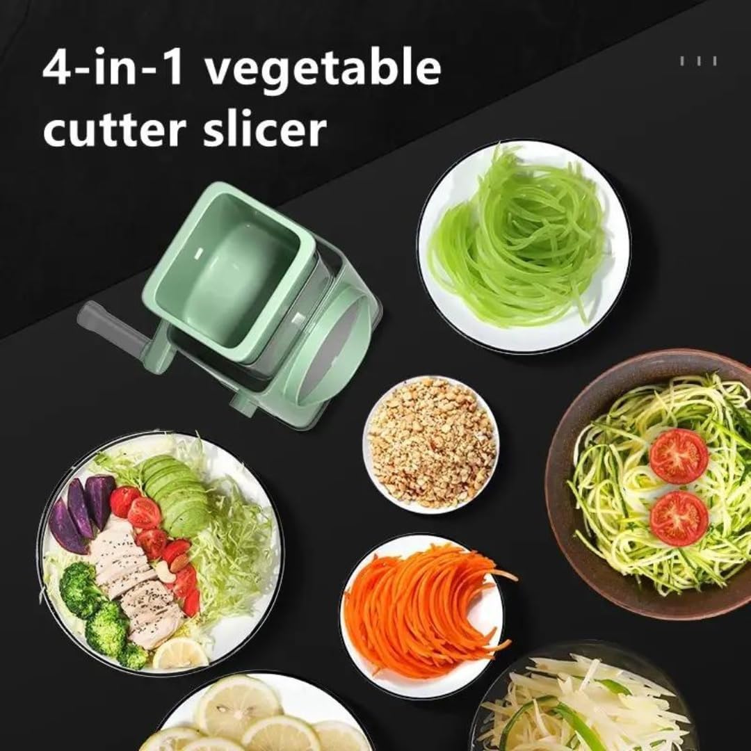 Max Life - Rotary Cheese Grater, Vegetable Slicer, Cutter for Vegetable, Fruit, Cookie, Oreo, Nuts Kitchen Tool - Large Size - 2.46 Cups