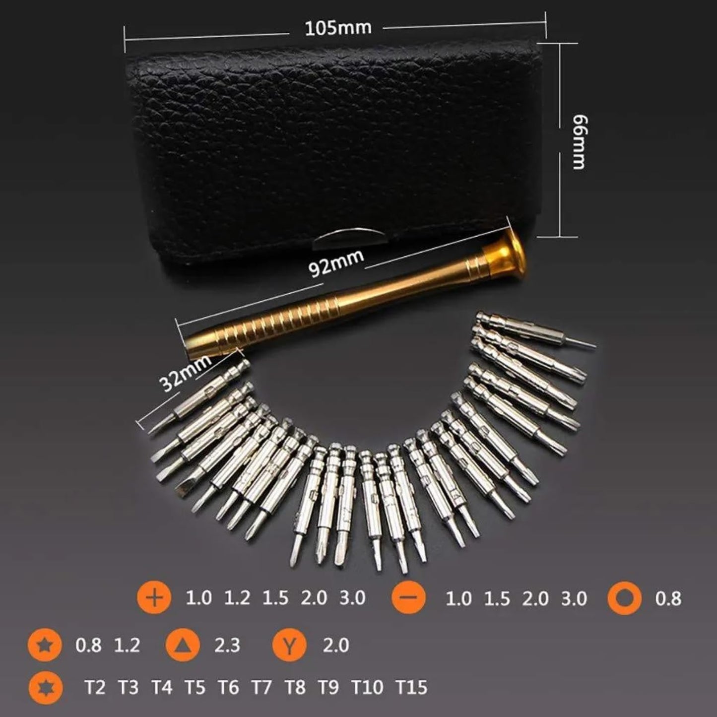 Max Life - Small Mini Precision Screwdriver 25 Pcs Set, Magnetic Bits, For Mobile Phones, Watch Jewelry Electronic Repair Tools & Home Improvement