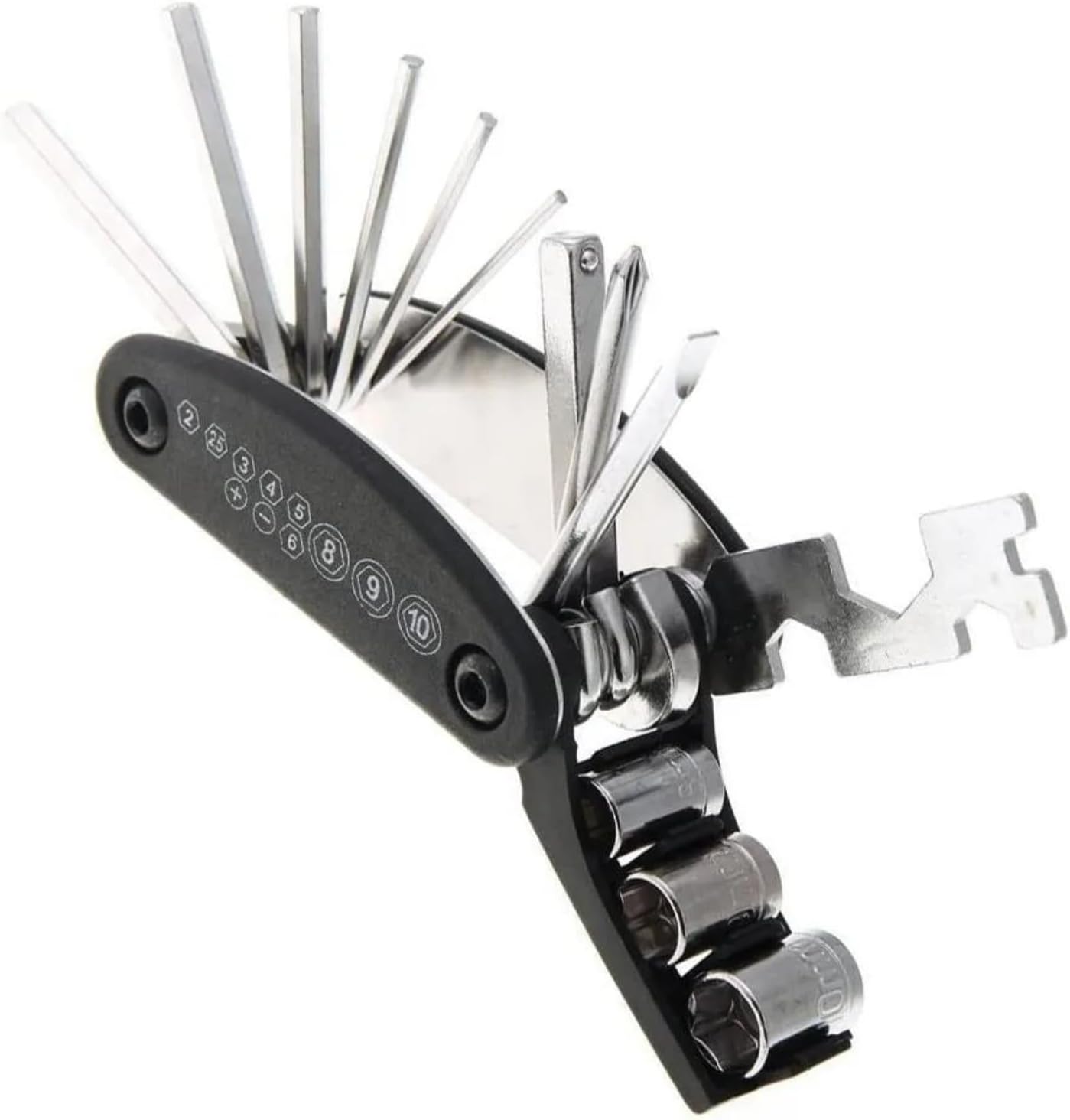 Max Life - Multifunction Bicycle Repair Tools Bike 15 in 1 Maintenance Tools Kits Set, Perfect for Sports and Outdoor Activities