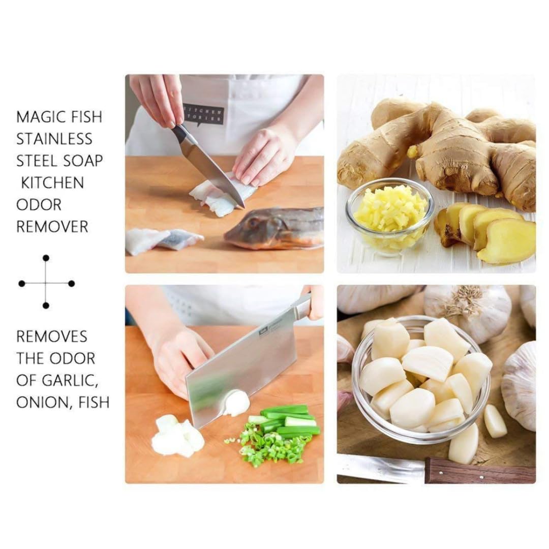 Max Life Stainless Steel Soap Odor Remover Bar Eliminating Hand Odor Dish Fish Garlic