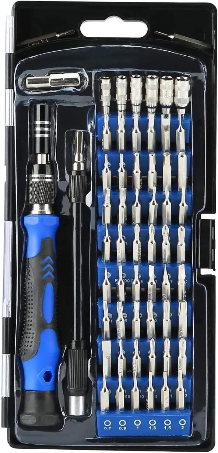 Max Life - Precision Screwdriver Set,60-Piece Electronics Precision Screwdriver In 1 With 56 Bits Multi-Type Magnetic Screwdriver Kit, Stainless Steel Professional Repair Tools Kit For Phone, Laptop, PC, Camera
