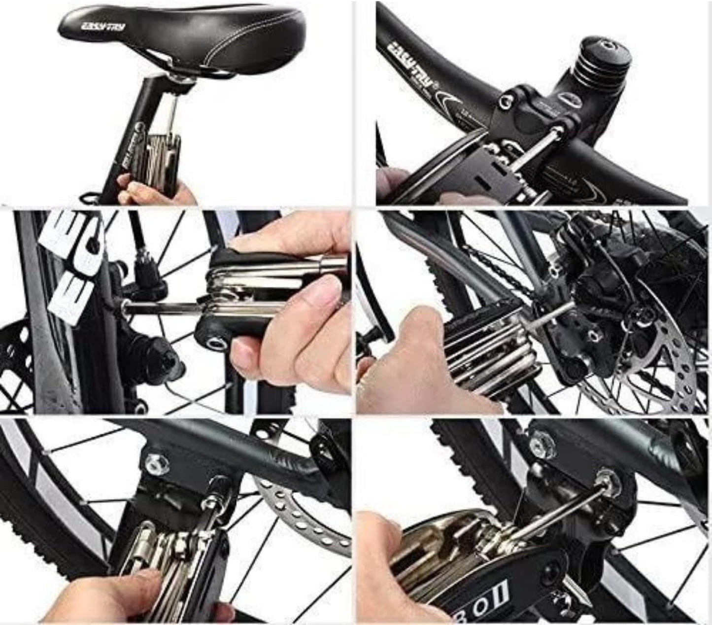 Max Life - Multifunction Bicycle Repair Tools Bike 15 in 1 Maintenance Tools Kits Set, Perfect for Sports and Outdoor Activities