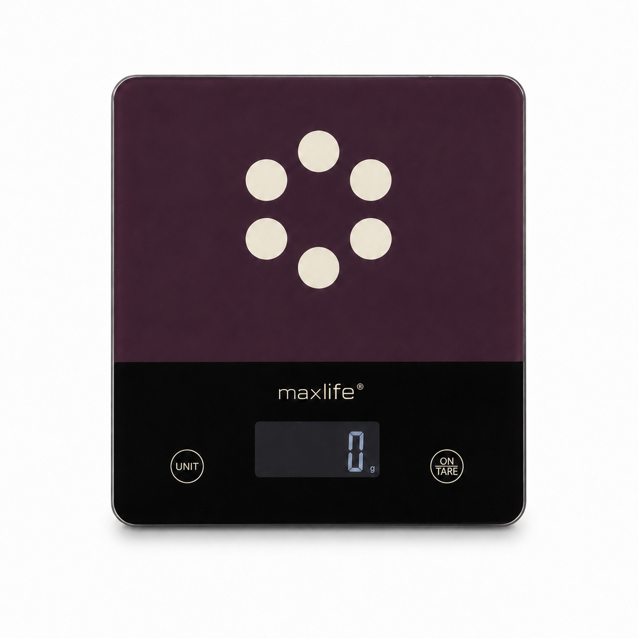 Max Life High Precision Kitchen Scale with Liquid Measurement - Large 10kg / 22lb