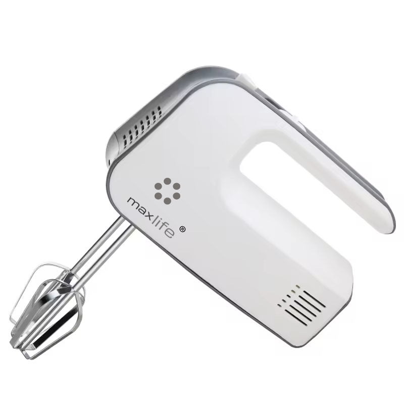 Max Life Hand Mixer with Snap-On Storage Case – 5-Speed Electric Mixer with 150W Power