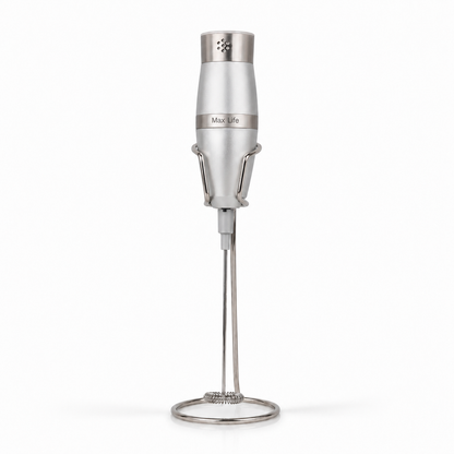 Max Life Premium 1900 RPM Hand Electric Milk Frother - Stainless Steel Frother / Mixer & Egg Beater with Stand for Coffee, Lattes, and Cooking