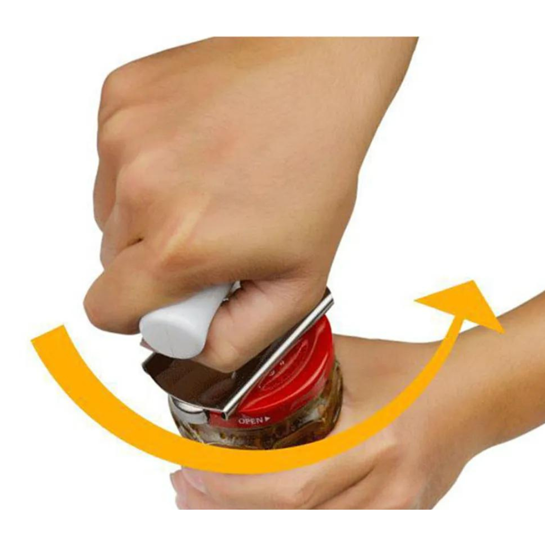 Max Life Stainless Steel jar Opener, Adjustable for All Jar Sizes, Lid Twist Off All in one Jar Opener Bottle Can Opener