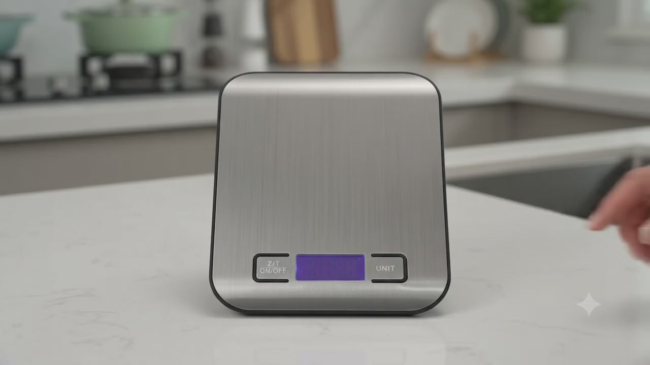 digital-kitchen-scale-stainless-steel video