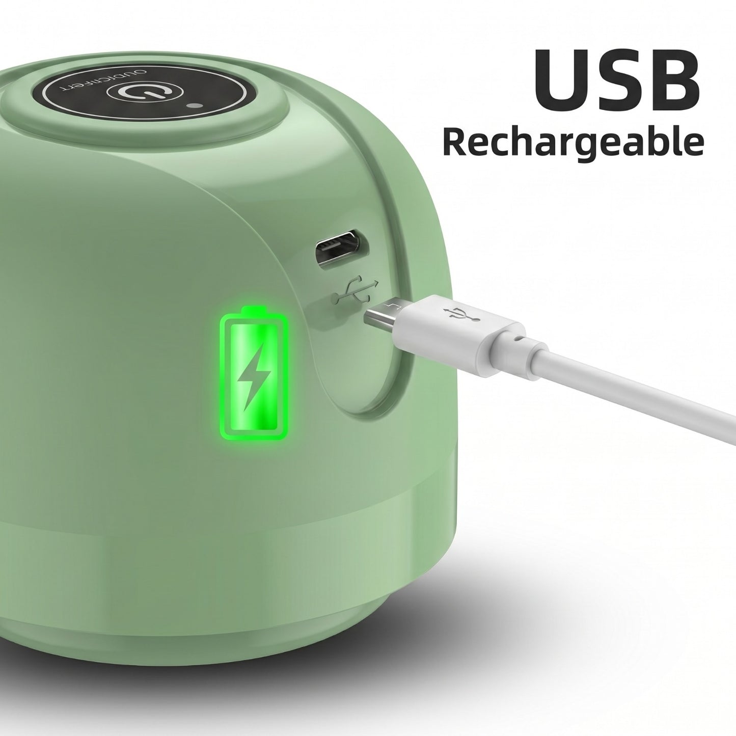Electric Wireless Garlic Onion Stirring Device Cordless Meat Grinder with USB Charging for Vegetable, Pepper, Onion, Baby Food, Seasoning, Nuts